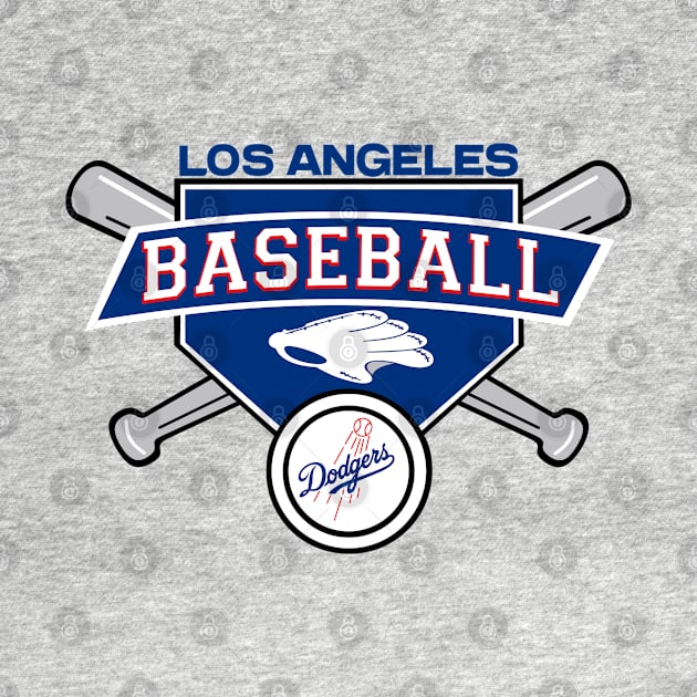 Los Angeles Baseball by Nyu Draw